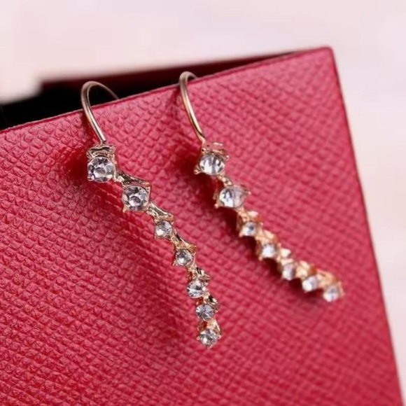 Crystal Climber Earrings - Picture 2 of 3